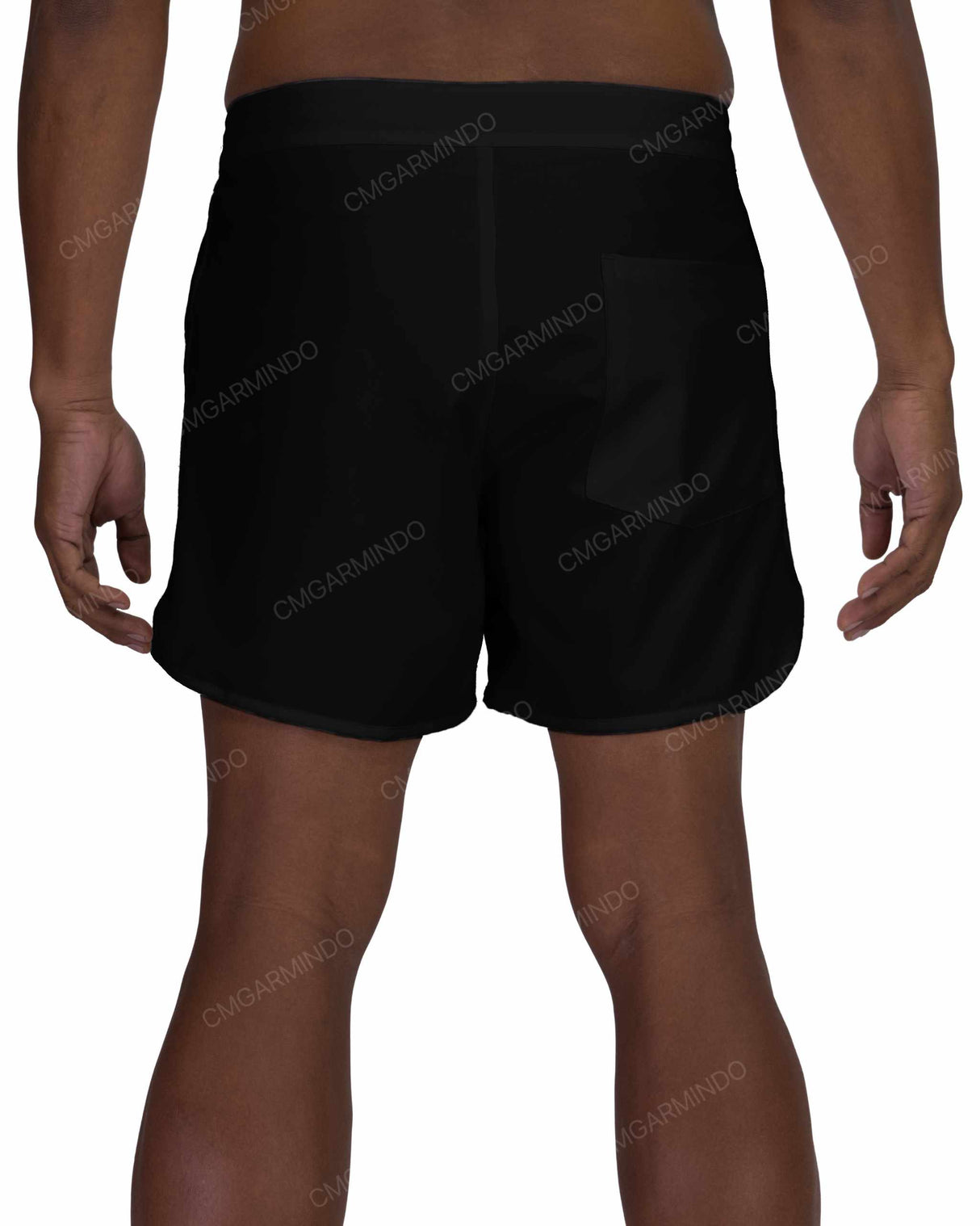 15" Fixed Waist Dolphin Hem Boardshorts