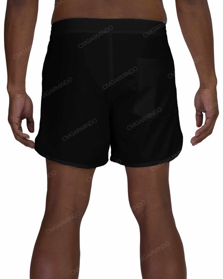 15" Fixed Waist Dolphin Hem Boardshorts