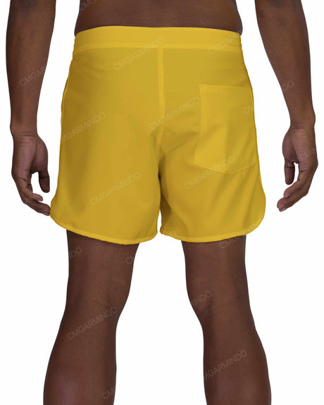 15" Fixed Waist Dolphin Hem Boardshorts
