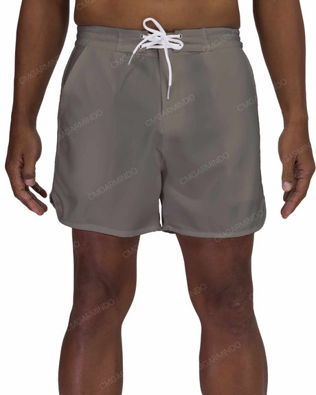 15" Fixed Waist Dolphin Hem Boardshorts
