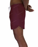 15" Fixed Waist Dolphin Hem Boardshorts