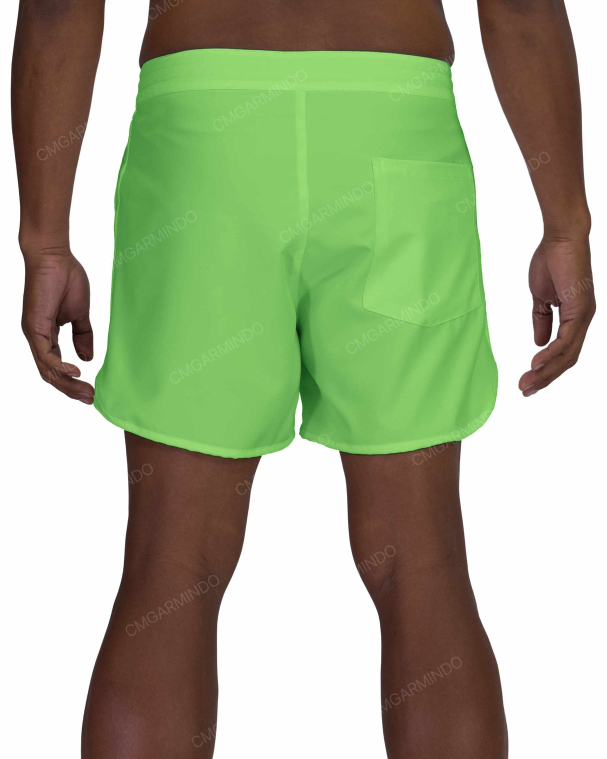 15" Fixed Waist Dolphin Hem Boardshorts