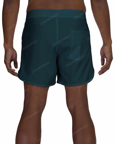 15" Fixed Waist Dolphin Hem Boardshorts