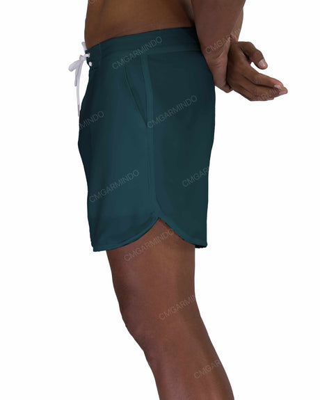 15" Fixed Waist Dolphin Hem Boardshorts