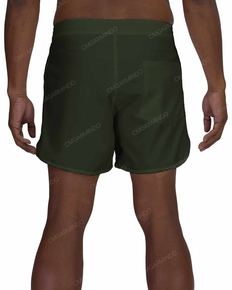 15" Fixed Waist Dolphin Hem Boardshorts
