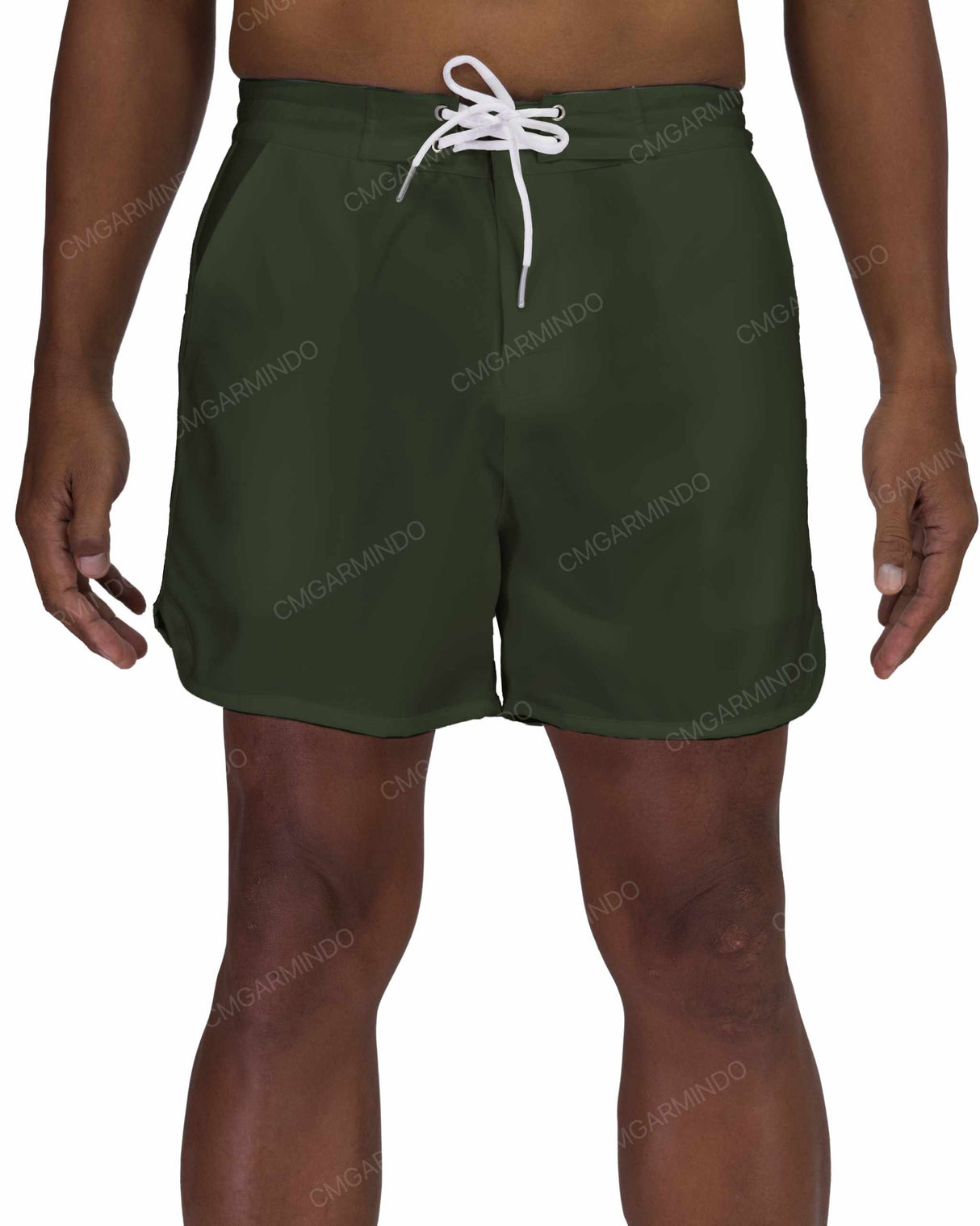 15" Fixed Waist Dolphin Hem Boardshorts