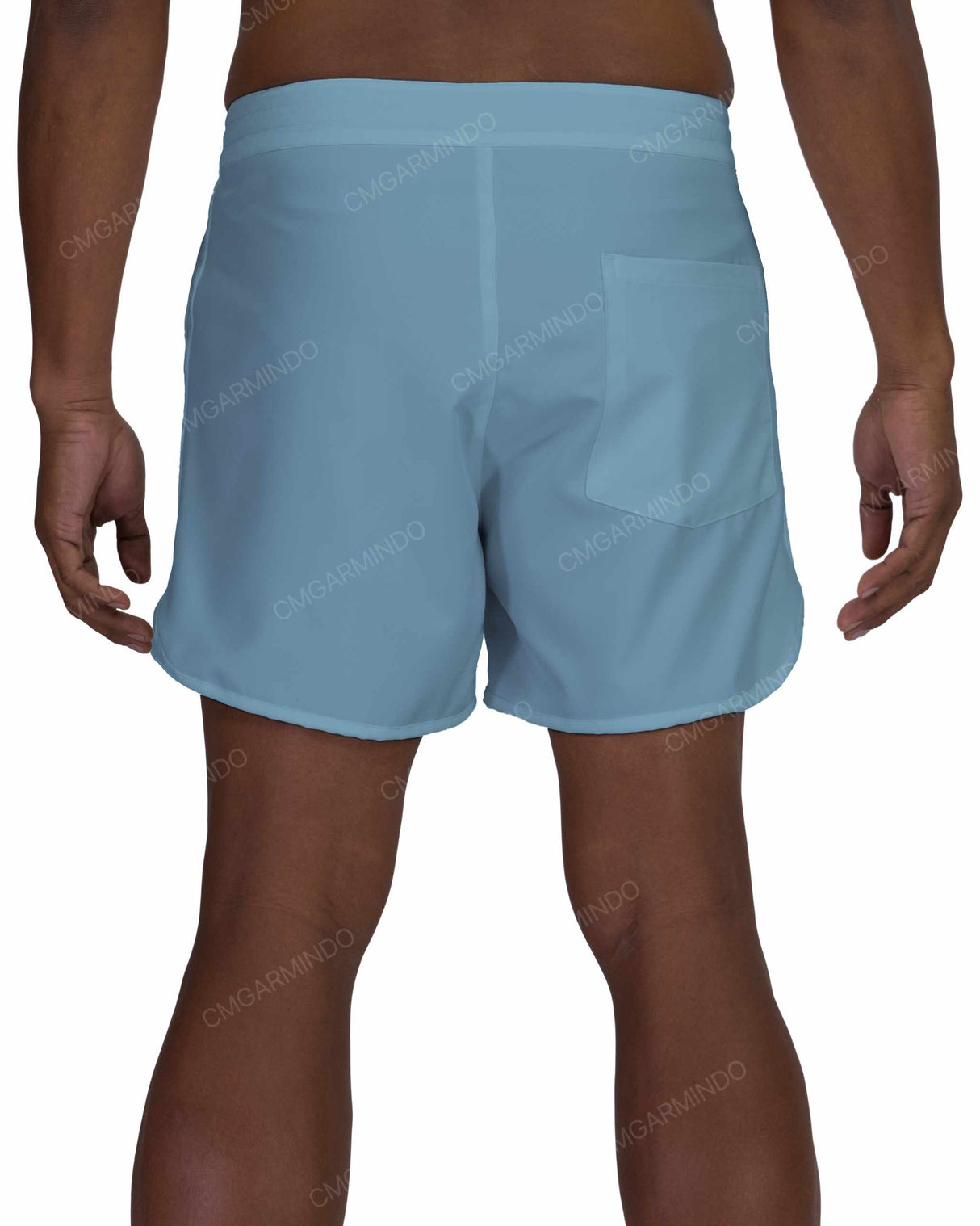 15" Fixed Waist Dolphin Hem Boardshorts