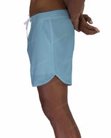 15" Fixed Waist Dolphin Hem Boardshorts