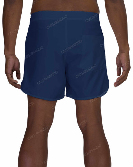 15" Fixed Waist Dolphin Hem Boardshorts
