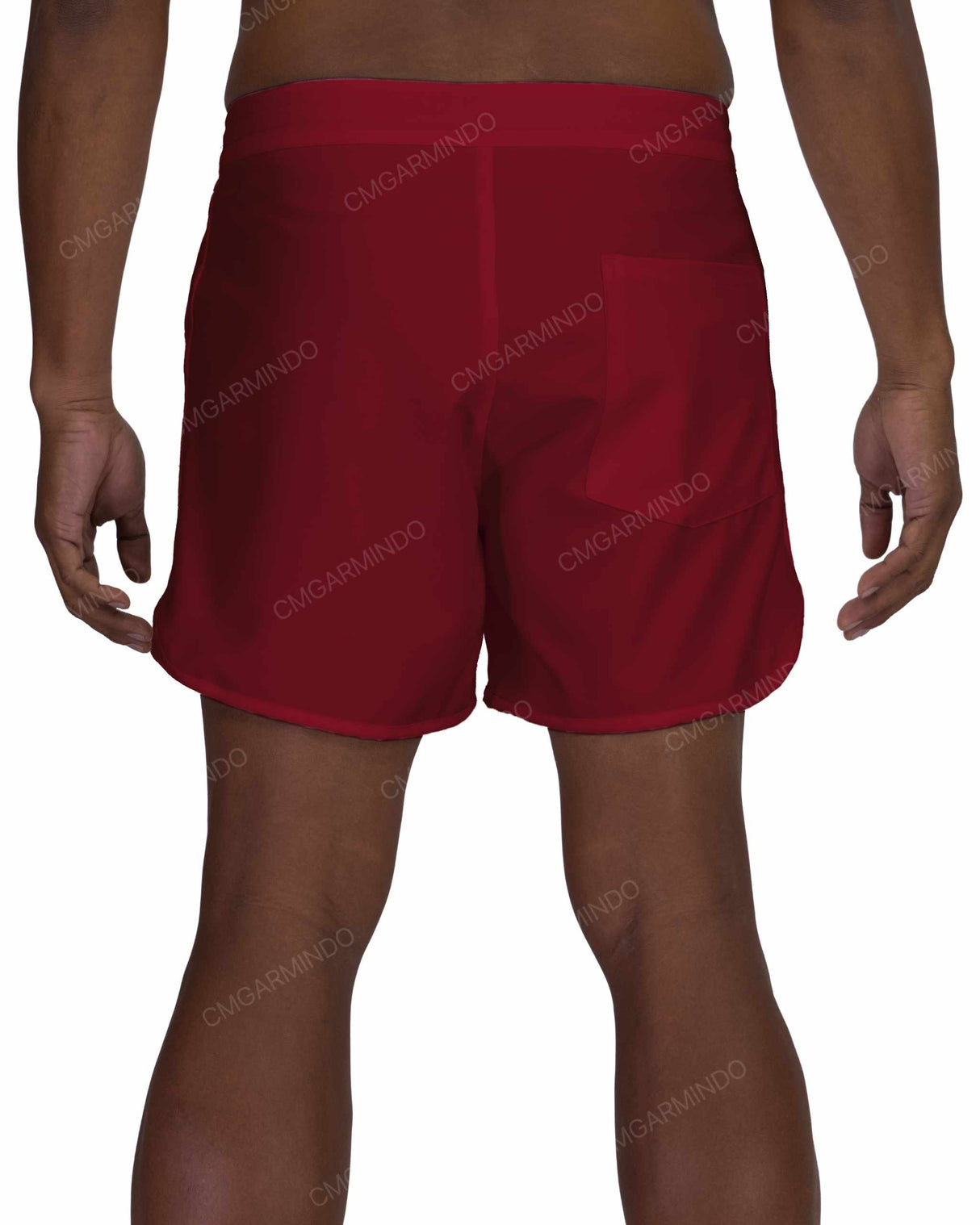 15" Fixed Waist Dolphin Hem Boardshorts