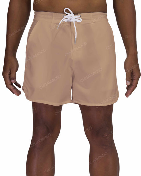 15" Fixed Waist Dolphin Hem Boardshorts