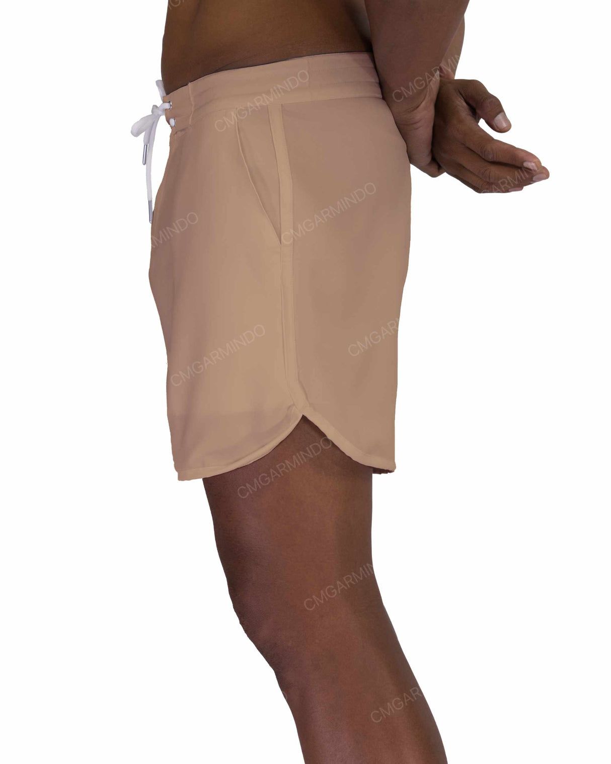 15" Fixed Waist Dolphin Hem Boardshorts