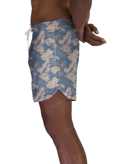 15" Fixed Waist Dolphin Hem Boardshorts