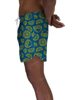 15" Fixed Waist Dolphin Hem Boardshorts