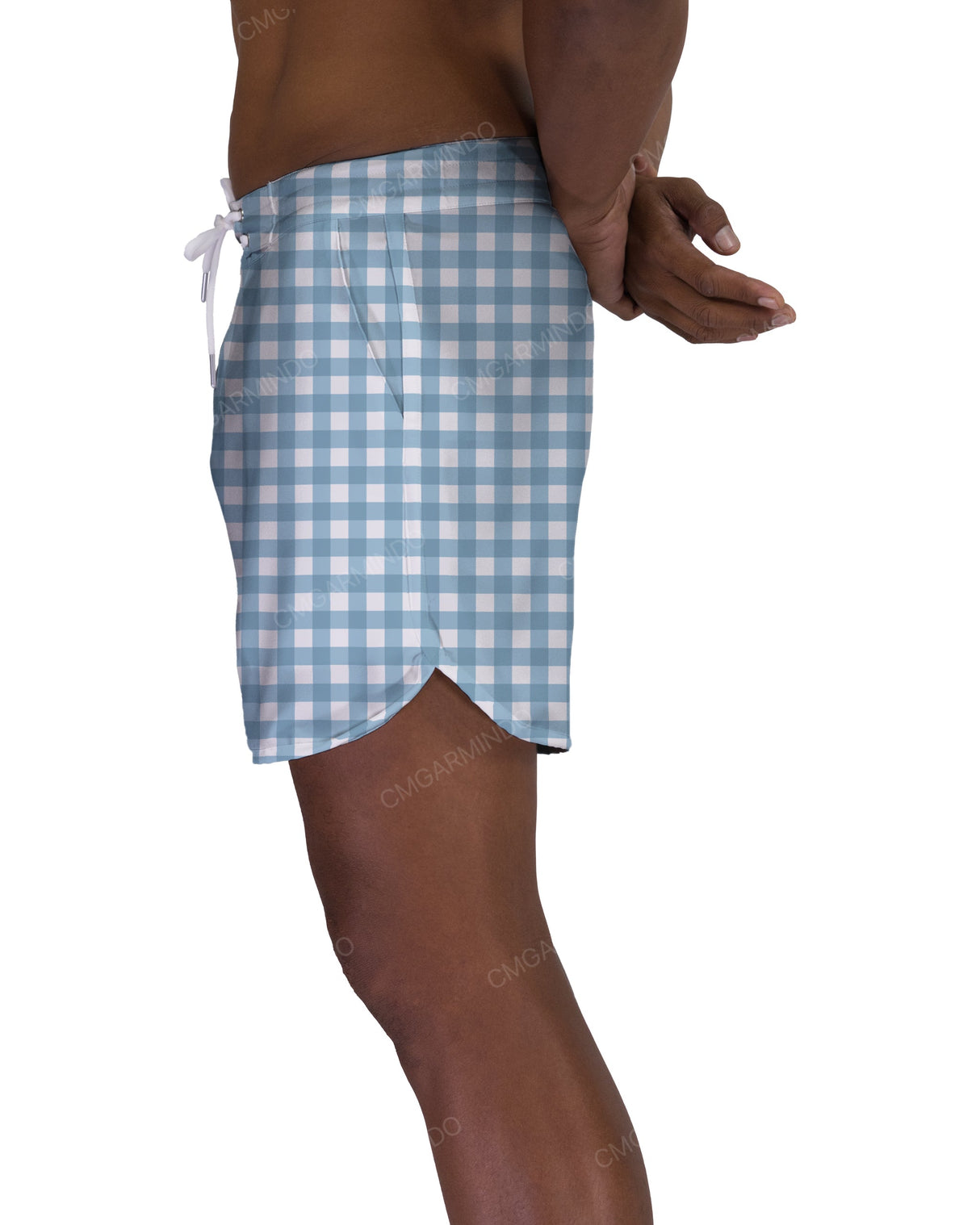 15" Fixed Waist Dolphin Hem Boardshorts