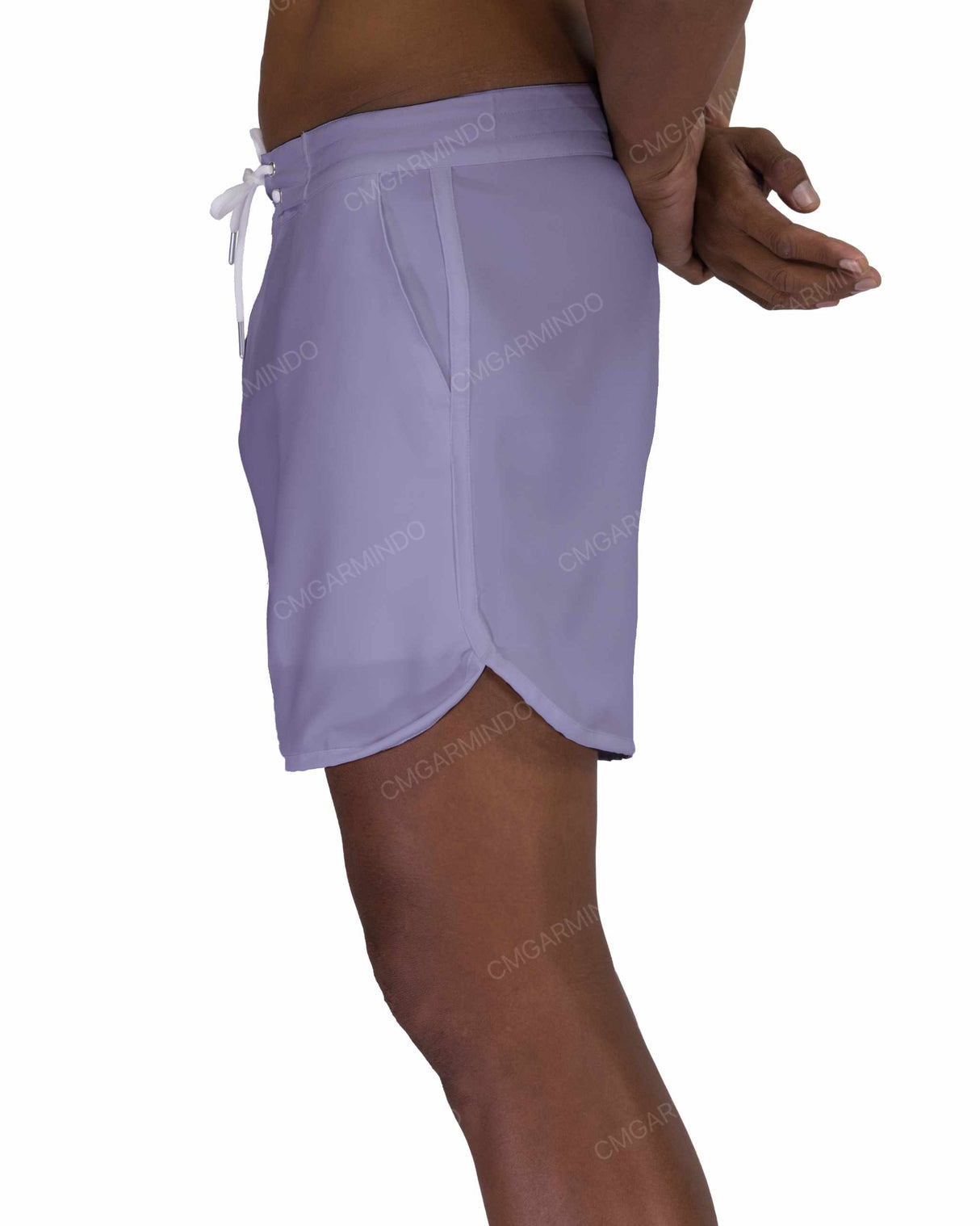 15" Fixed Waist Dolphin Hem Boardshorts