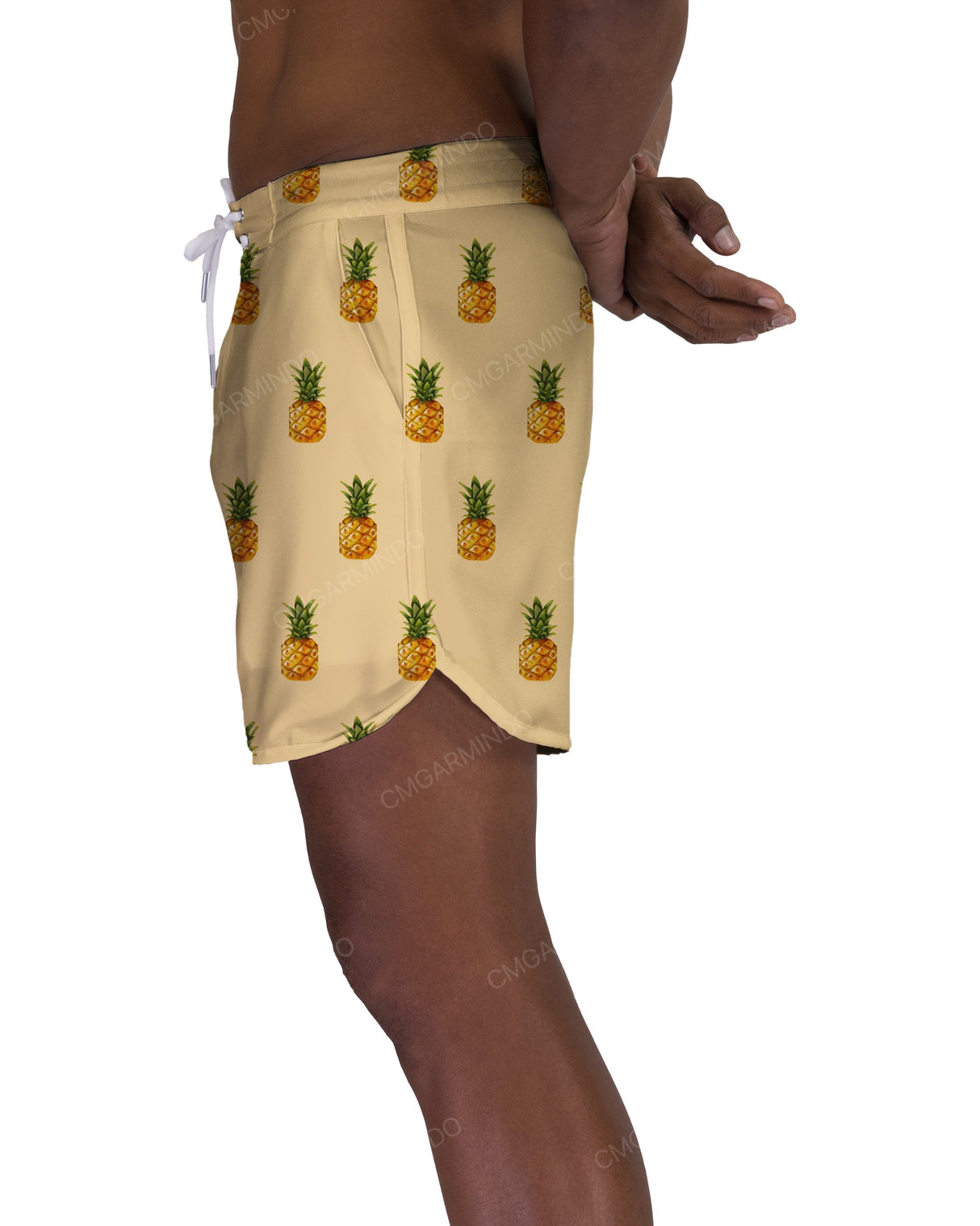 15" Fixed Waist Dolphin Hem Boardshorts