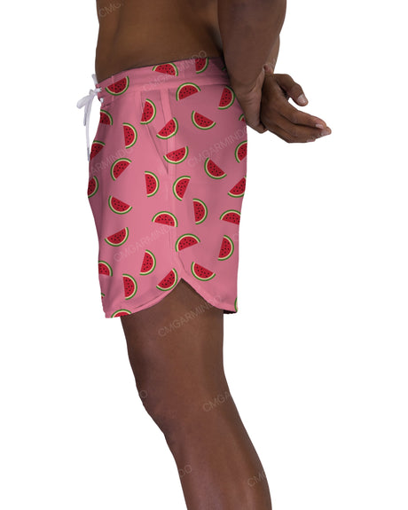 15" Fixed Waist Dolphin Hem Boardshorts