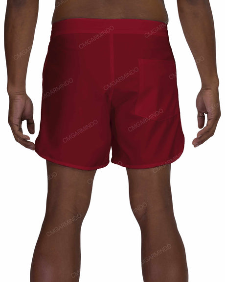 15" Fixed Waist Dolphin Hem Boardshorts
