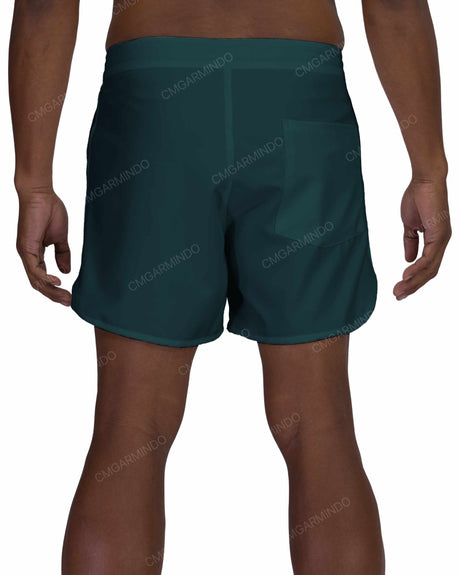 15" Fixed Waist Dolphin Hem Boardshorts
