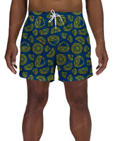 15" Elastic Waist Swimshorts