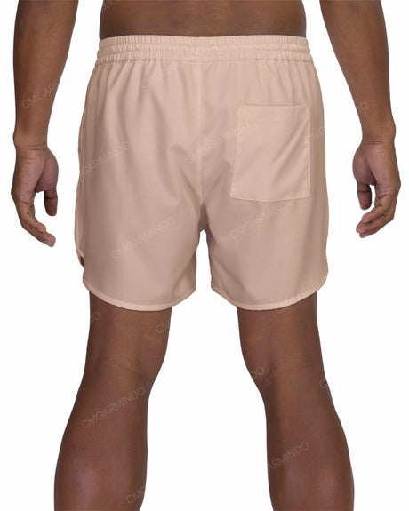 15" Elastic Waist Dolphin Hem Swimshorts