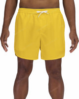 15" Elastic Waist Dolphin Hem Swimshorts