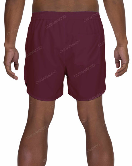 15" Elastic Waist Dolphin Hem Swimshorts