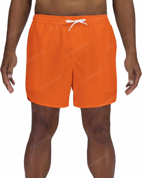 15" Elastic Waist Dolphin Hem Swimshorts