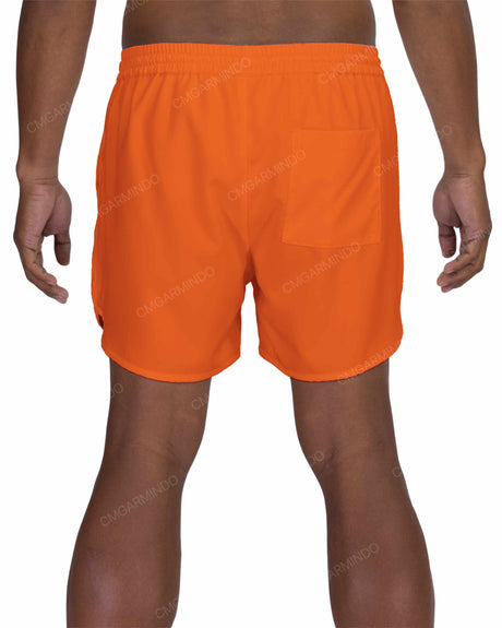 15" Elastic Waist Dolphin Hem Swimshorts