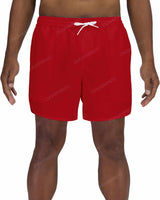 15" Elastic Waist Dolphin Hem Swimshorts