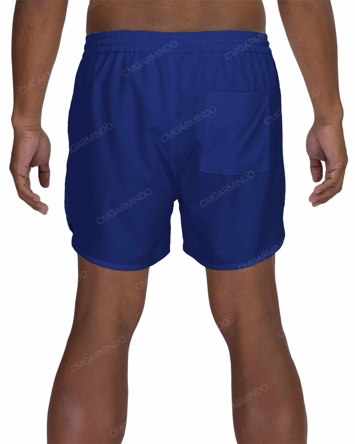 15" Elastic Waist Dolphin Hem Swimshorts