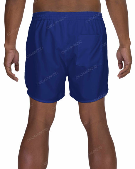 15" Elastic Waist Dolphin Hem Swimshorts