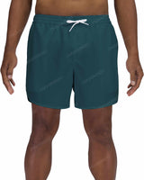 15" Elastic Waist Dolphin Hem Swimshorts