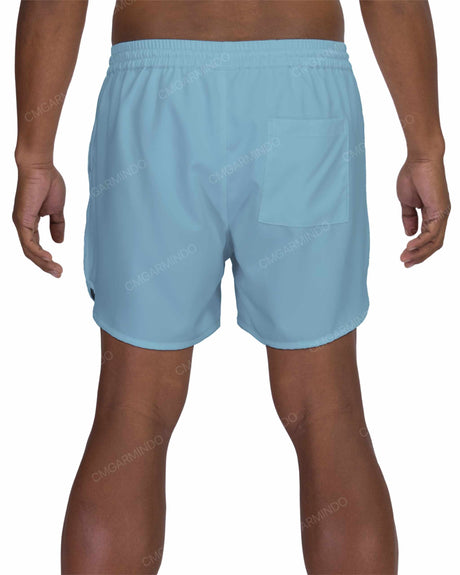 15" Elastic Waist Dolphin Hem Swimshorts
