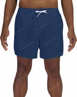 15" Elastic Waist Dolphin Hem Swimshorts
