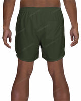 15" Elastic Waist Dolphin Hem Swimshorts
