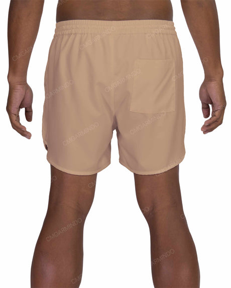 15" Elastic Waist Dolphin Hem Swimshorts