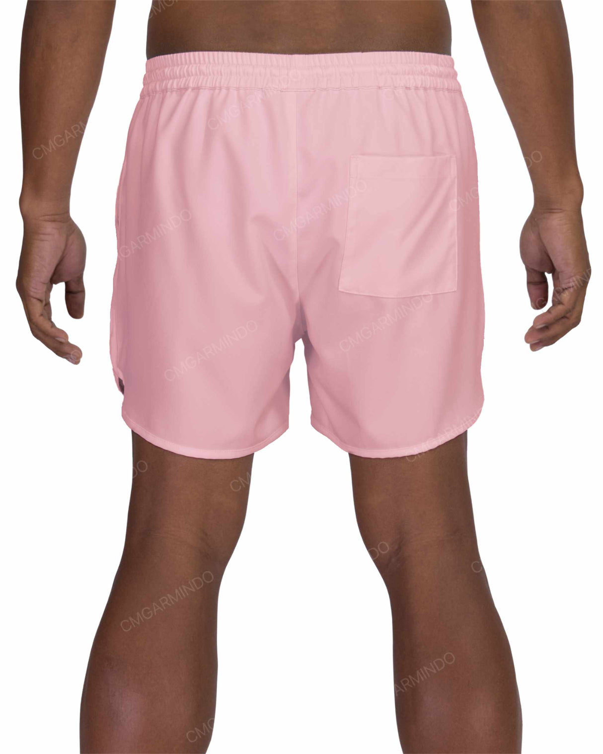 15" Elastic Waist Dolphin Hem Swimshorts