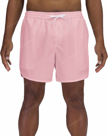 15" Elastic Waist Dolphin Hem Swimshorts