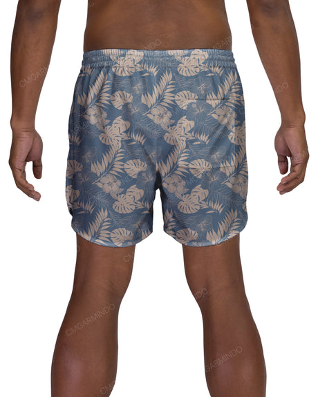 15" Elastic Waist Dolphin Hem Swimshorts