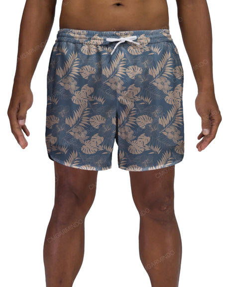 15" Elastic Waist Dolphin Hem Swimshorts