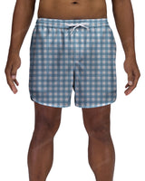 15" Elastic Waist Dolphin Hem Swimshorts