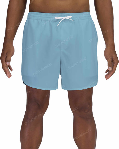 15" Elastic Waist Dolphin Hem Swimshorts