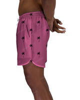 15" Elastic Waist Dolphin Hem Swimshorts