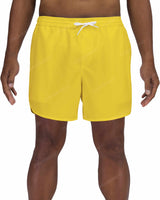 15" Elastic Waist Dolphin Hem Swimshorts