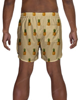 15" Elastic Waist Dolphin Hem Swimshorts