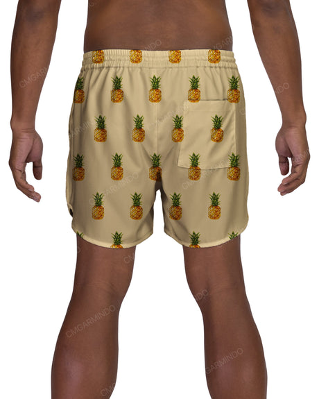 15" Elastic Waist Dolphin Hem Swimshorts
