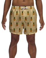 15" Elastic Waist Dolphin Hem Swimshorts