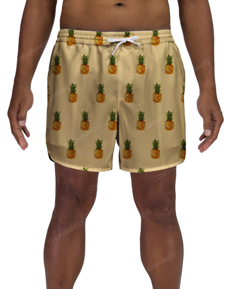 15" Elastic Waist Dolphin Hem Swimshorts